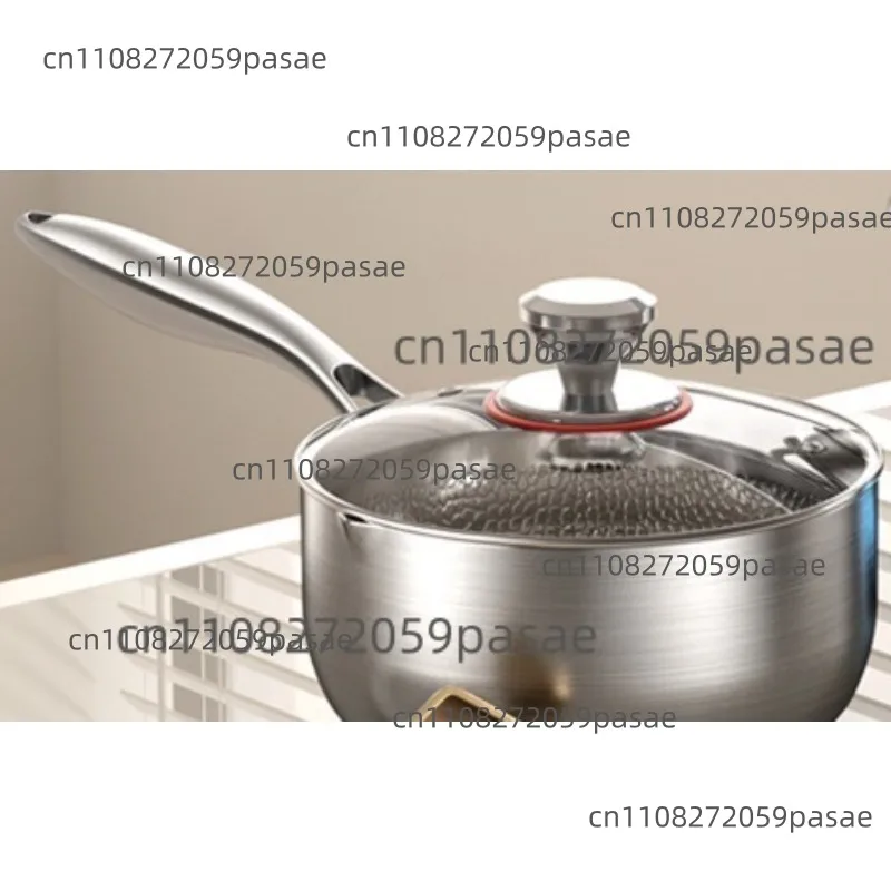 Non-stick Flat Pan for Instant Noodles and Cooked Noodles; Small Soup Pot for Single-serving Meals