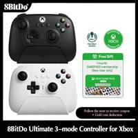 8BitDo Ultimate 3-mode Controller with Hall Effect Joystick，Gamepad for Xbox One，Xbox Series X / S,PC Windows 10 11,Android