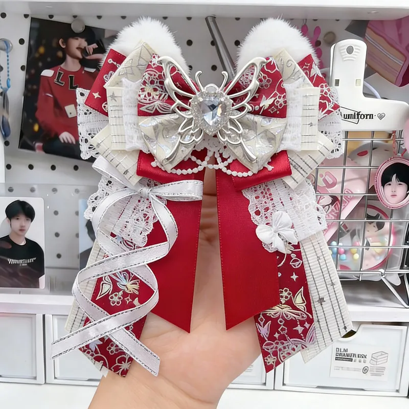 

Красочные брелоки-бантики для сумок, декоративные значки для итабэгов, украшения для рюкзаков на комикс-конвенции, декоративные броши, баджики, брелоки-игрушки