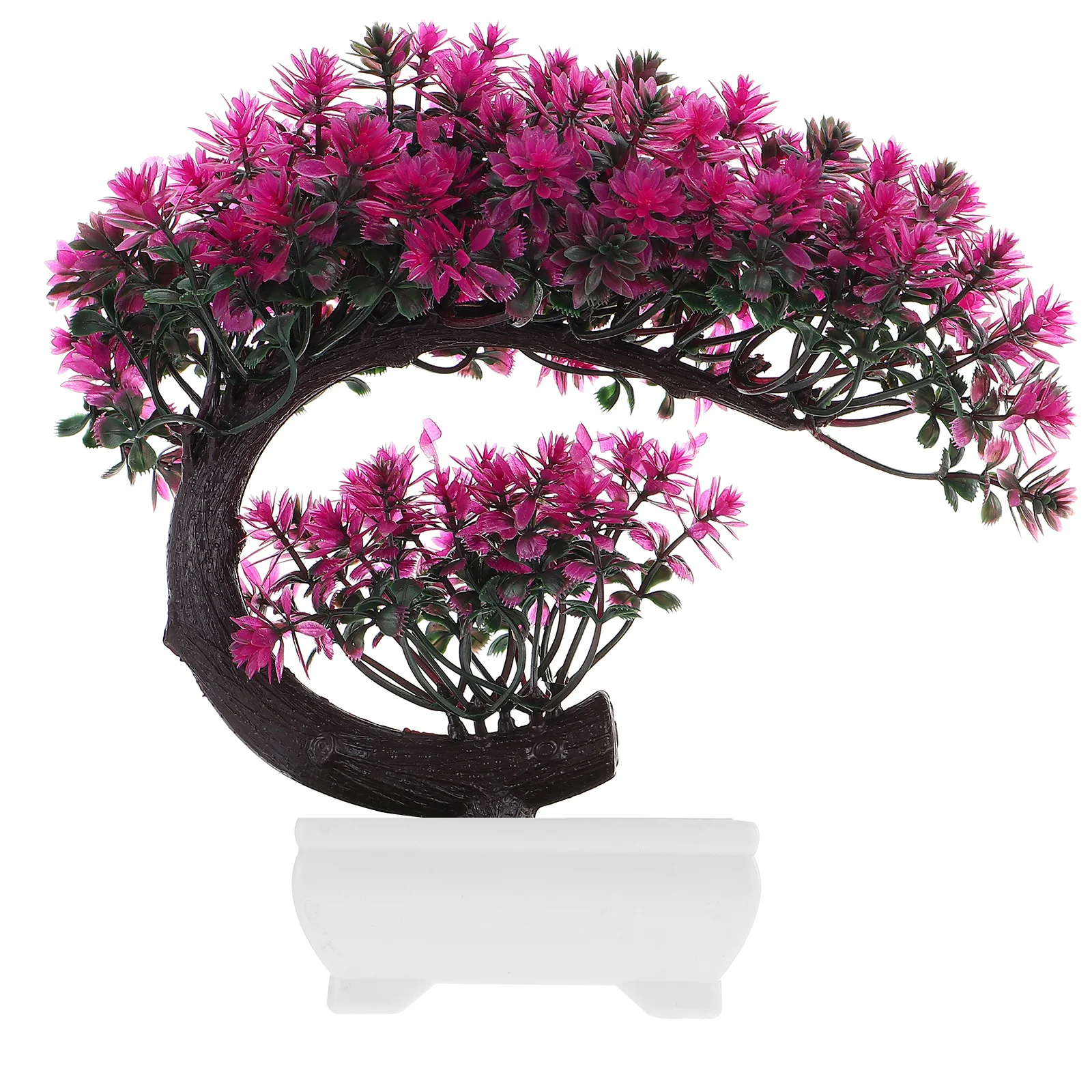 

Potted Decor Indoor Artificial Green Plant Faux Plants Desktop Decoration Plastic Office