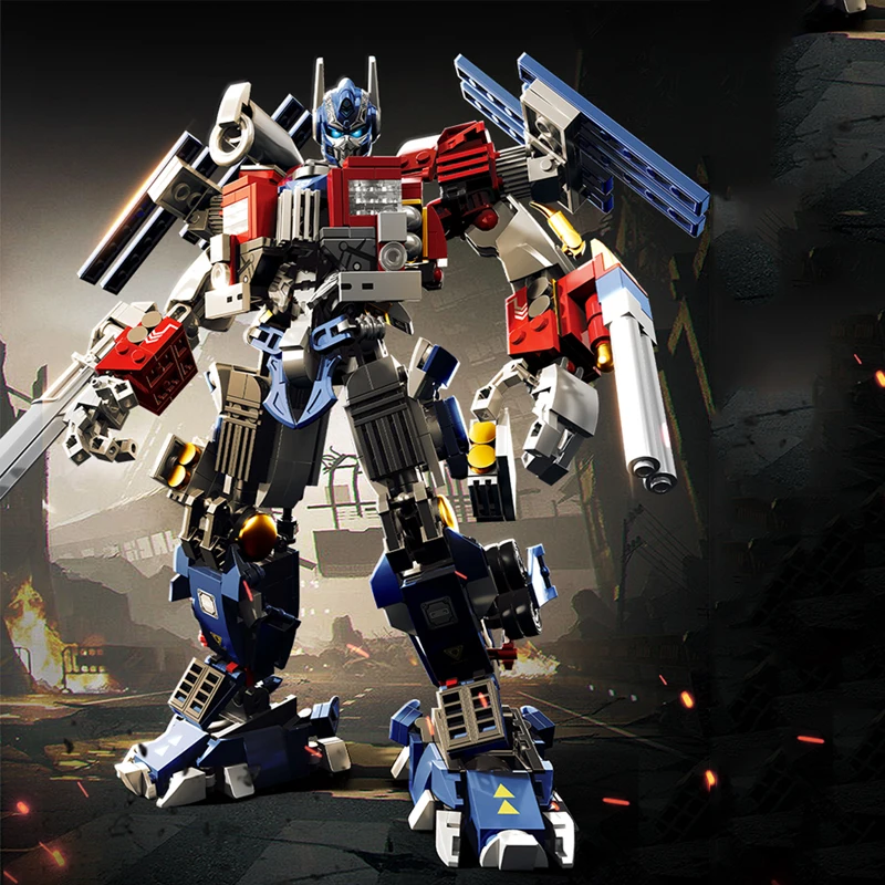 Sci-Fi Movie Autobots Building Block Set Robot Transforming Mecha Model Kit Kids Adult Collector Toy DIY Gift For Boys And Girls
