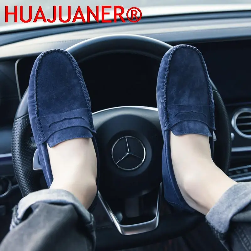 Big Size 38-49 Men Casual Shoes Luxury Moccasins Men's Shoes Genuine Leather New Mens Loafers Slip On Male Flats Driving Shoes