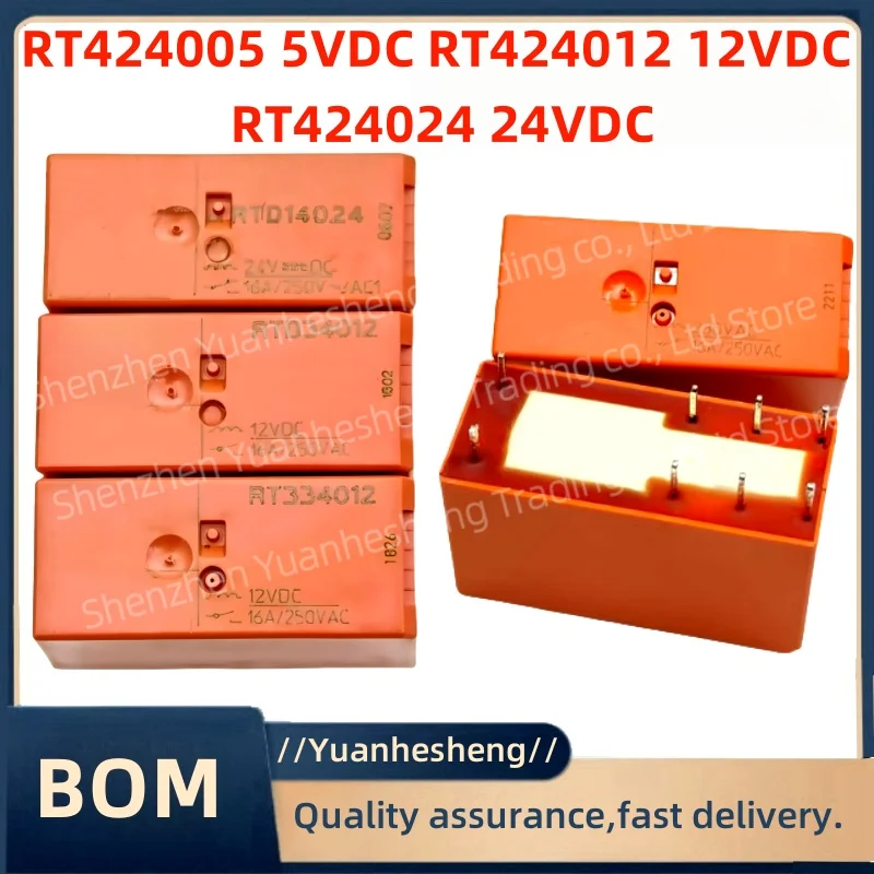 

5pcs Brand new and original RT424005 5VDC RT424048 RT314F05 RT314012 RT424024 RT424012 RT314024 RT424110 RTE24110