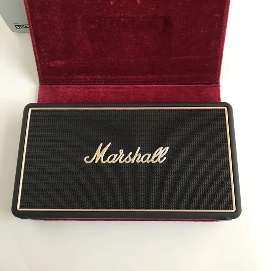 Marshall Stockwell Wireless Bluetooth Speaker IPX7 Waterproof Home Outdoor Speaker Stereo Subwoofer Retro Bluetooth Speaker