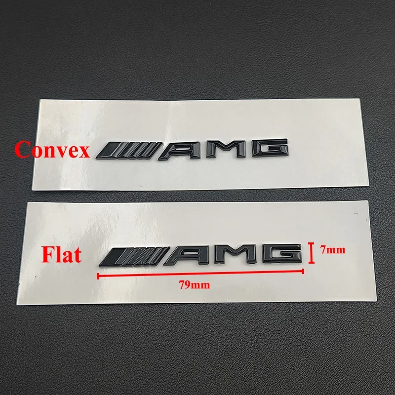 2pcs ABS Car Console Fob Logo AMG Emblem Badge For Mercedes Benz A B C E S GLA CLA GLC GLE AMG Interior Sticker Accessories