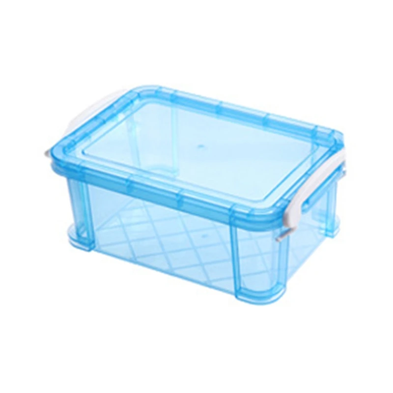 Caja portátil para tarjetas índice 16FB con capacidad para hasta tarjetas resistente agua y desgaste con tapa