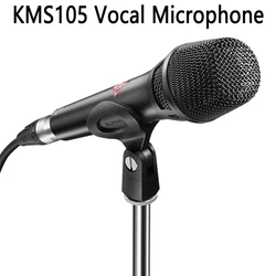 Free Shipping KMS105 Microphone kms 105 Supercardioid Vocal Mic Condenser Microfonos audio broadcast singing Recording Studio