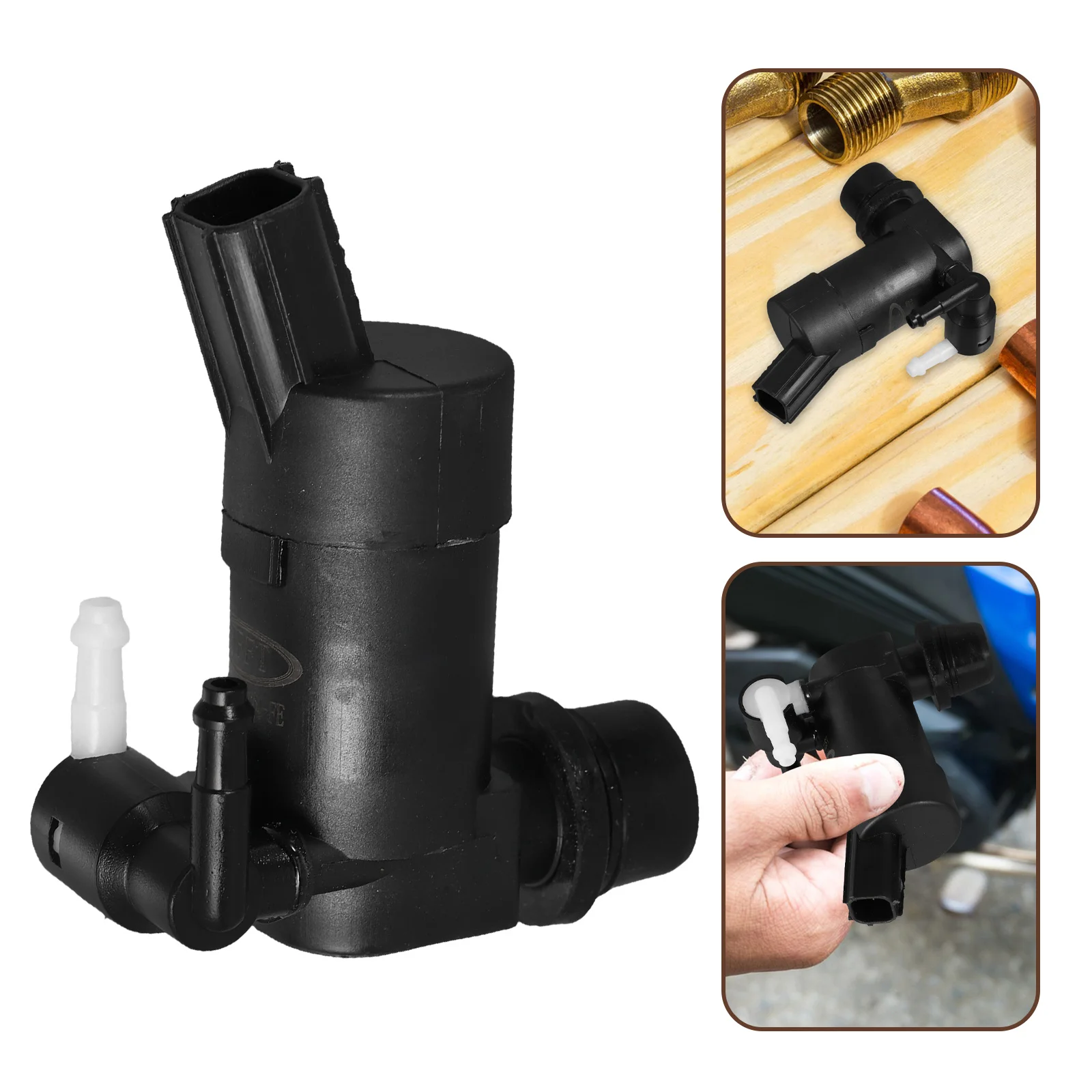 

Jet Motor Fluid Pump for Vehicle Washer Windshield Window Wiper Car Rear Cleaner Replacement Parts