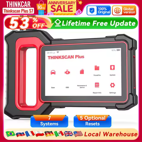 THINKCAR Thinkscan Plus S7 S6 S4 Obd2 Scanner Car Diagnostic Tools Automotivo OBD Scanner DIY Auto Diagnosis Tool Code Reader