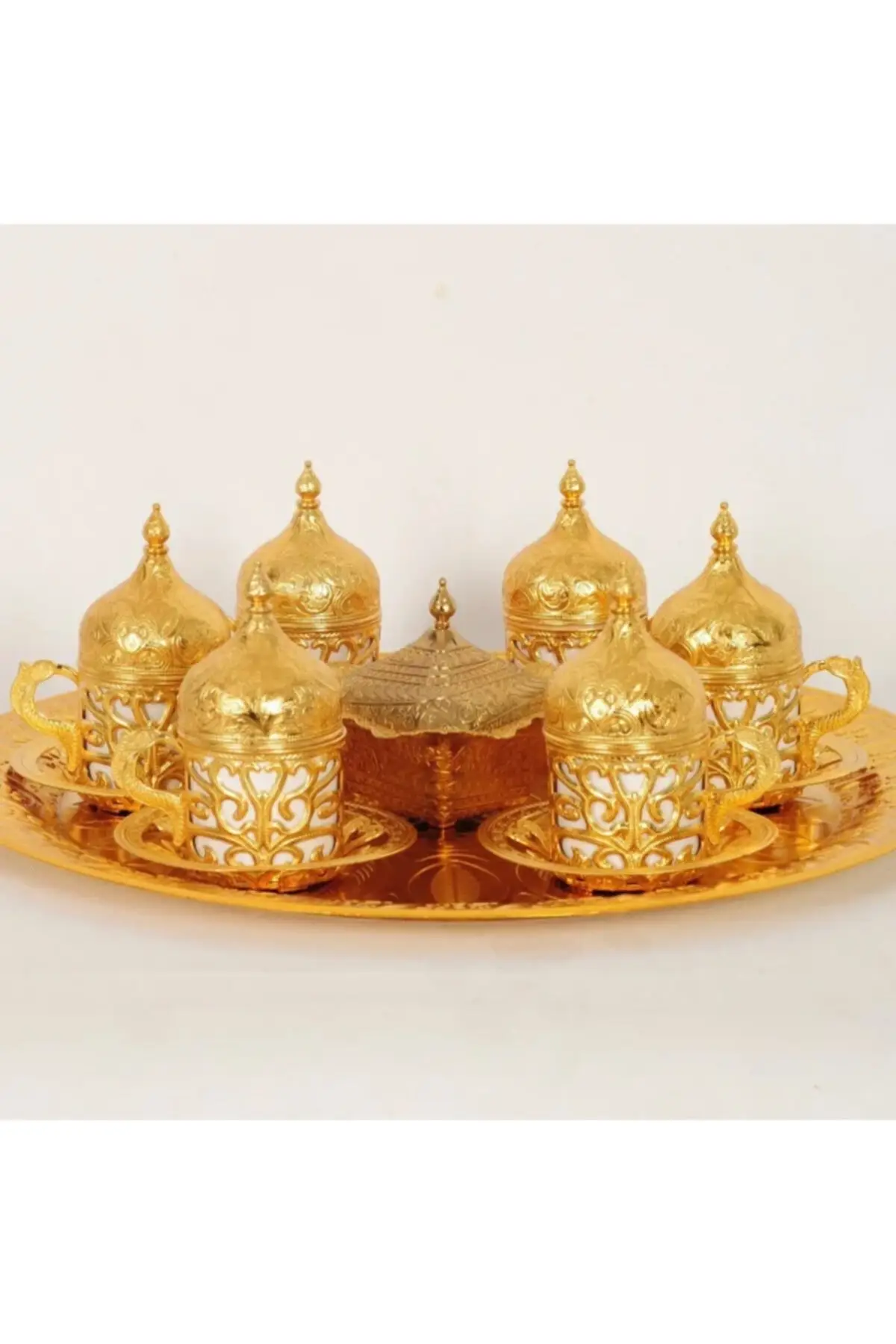 

DOLBOVI sarmastylish Model (gold) 6 person cup set handmade espresso cup
