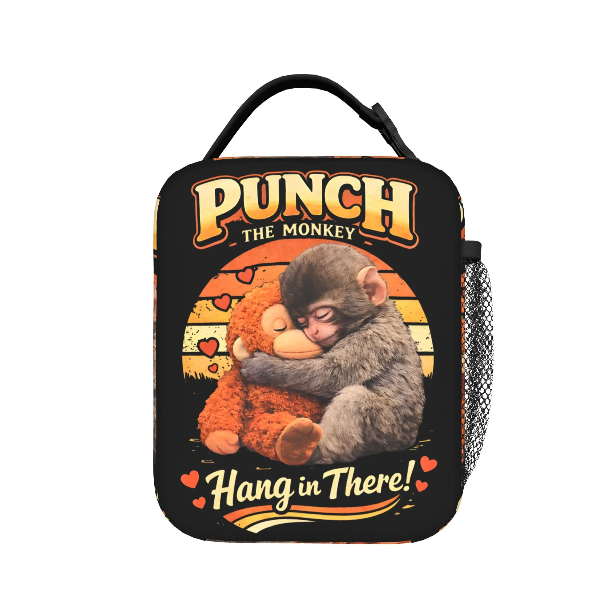 Punch Monkey Thermal Insulated Lunch Bags for Travel  Portable Food Bag Thermal Cooler Lunch Boxes