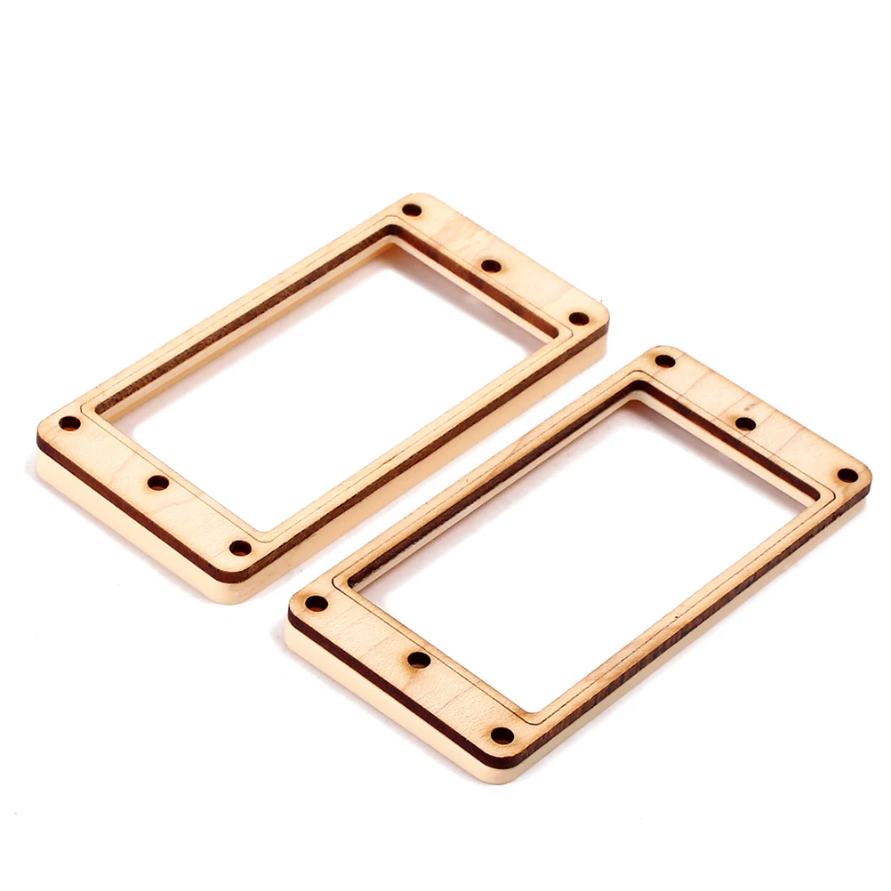 

Vibration Pickup Box Guitar Pickups Slanted Ring Mounting Wooden Humbucker Frame