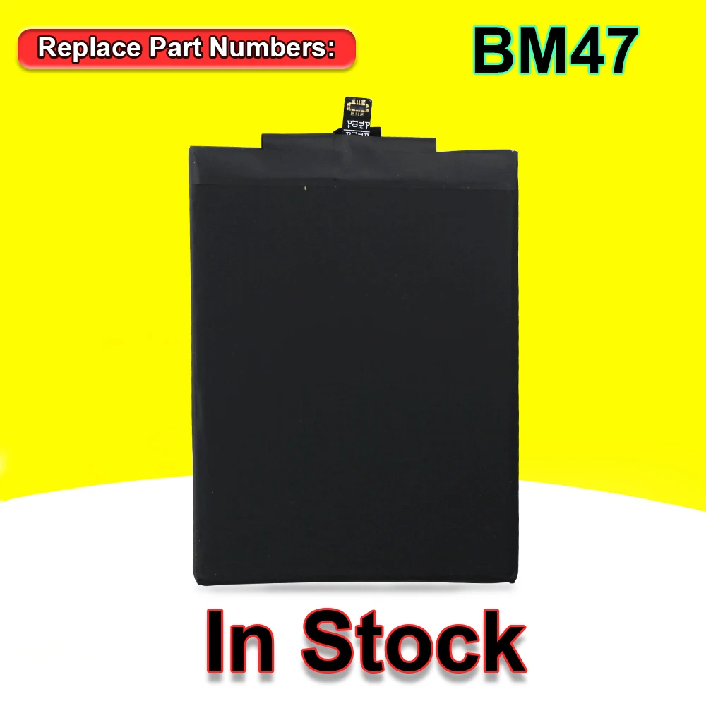 100% New BM47 High Quality Battery For Xiaomi Redmi 3S 3X 4X 3 /3pro Smartphone/Smart Mobile Phone In Stock With Free Tool