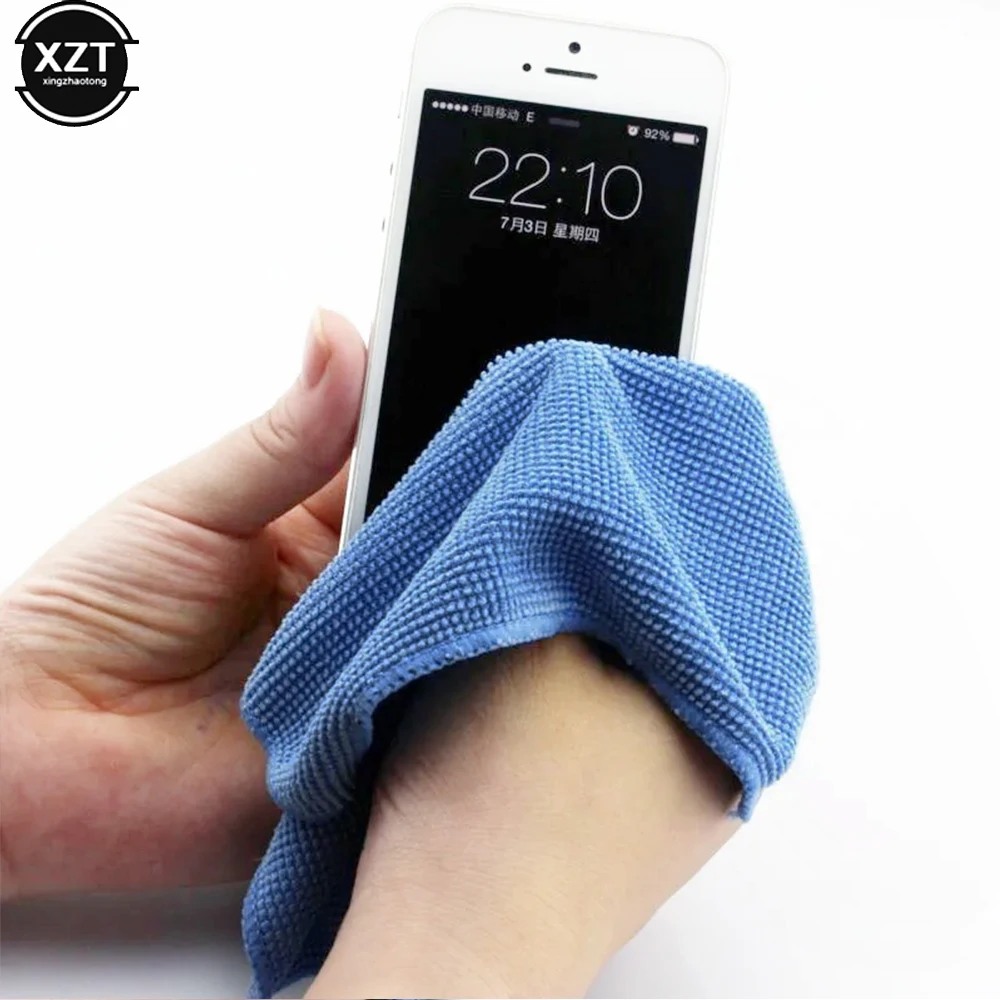 2/5/10pcs Microfiber Cleaning Cloths for Sunglasses Camera Len LCD Screen Cellphone LED TV Laptop Computer Screen iPhone iPad