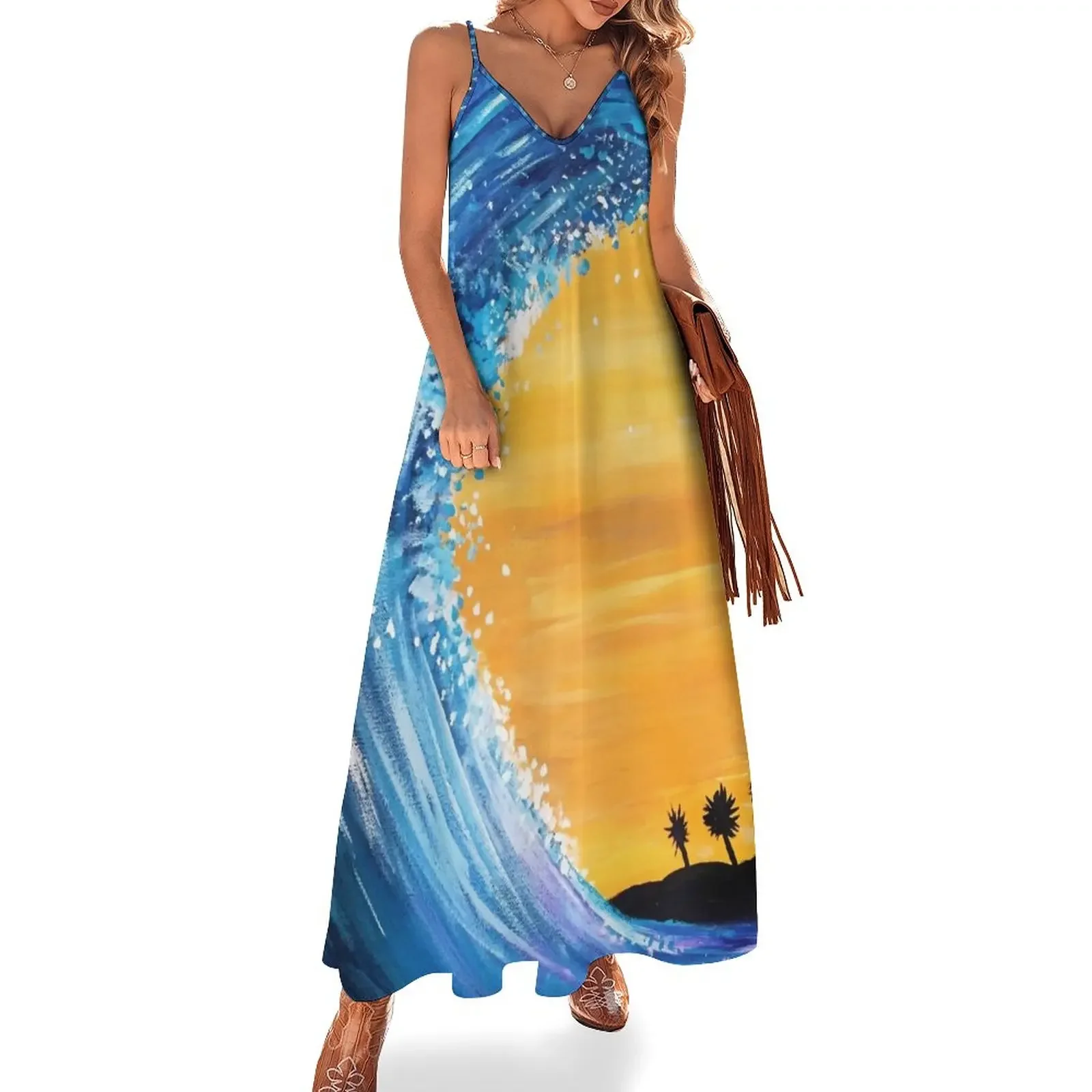 

Tidal Wave Sleeveless Dress women formal occasion dresses luxury evening dresses for women 2025 Dress