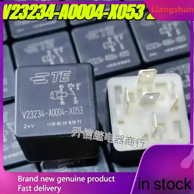

New 5pcs/lot 100% original genuine relay:V23234-A0004-X053 24VDC 5pins Automotive relay