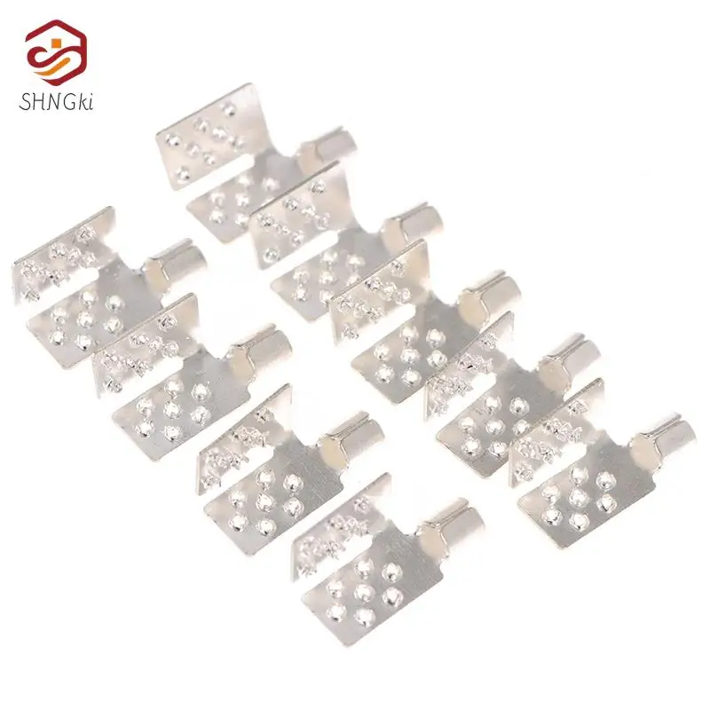 Grampos elétricos do filme do aquecimento do assoalho, braçadeiras da conexão do calor, acessórios, atacado, 10Pcs