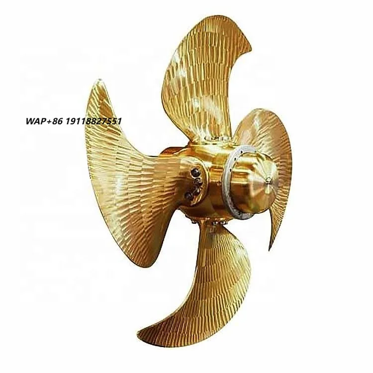 Marine Copper Alloy Propeller 4 Blades Bronze Ship Propeller Diameter 500-8000mm Propel Marine