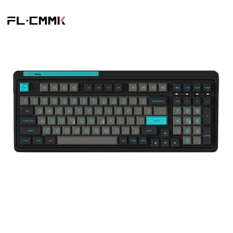 

FL·ESPORTS CMK98 Single Mode Hot-Swappable Mechanical Keyboard 98-Key RGB