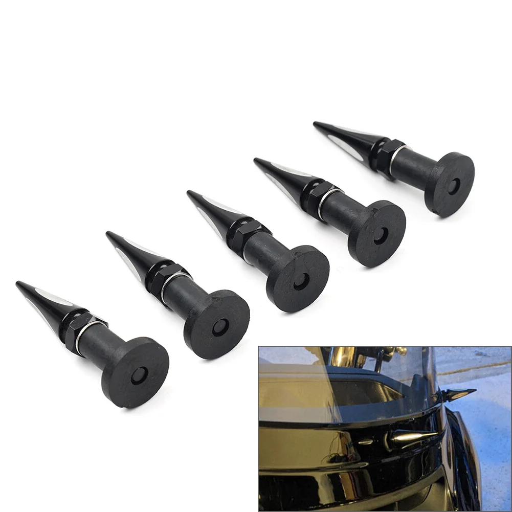 Windshield Fairing Spike Screw Nut Windscreen Bolt For Harley Road Glide FLTR 1998-2013 Aluminum Black and White