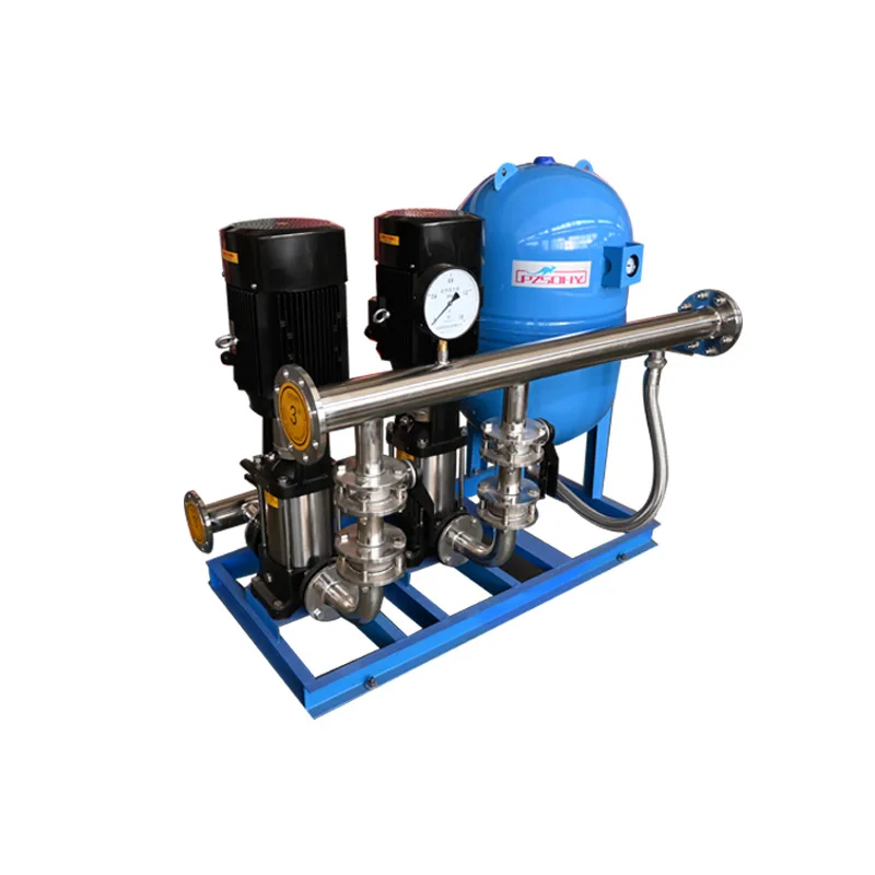 

PLC non-negative pressure variable frequency water supply equipment stainless steel pressurized centrifugal pump unit