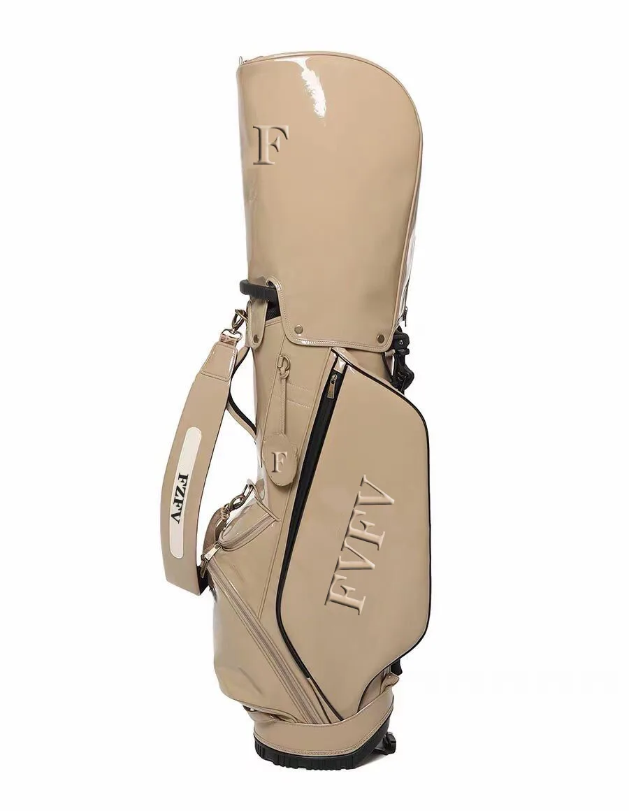 2025 New Korean Golf Bag Pu Waterproof Trendy Men's And Women's Golf Club Bag