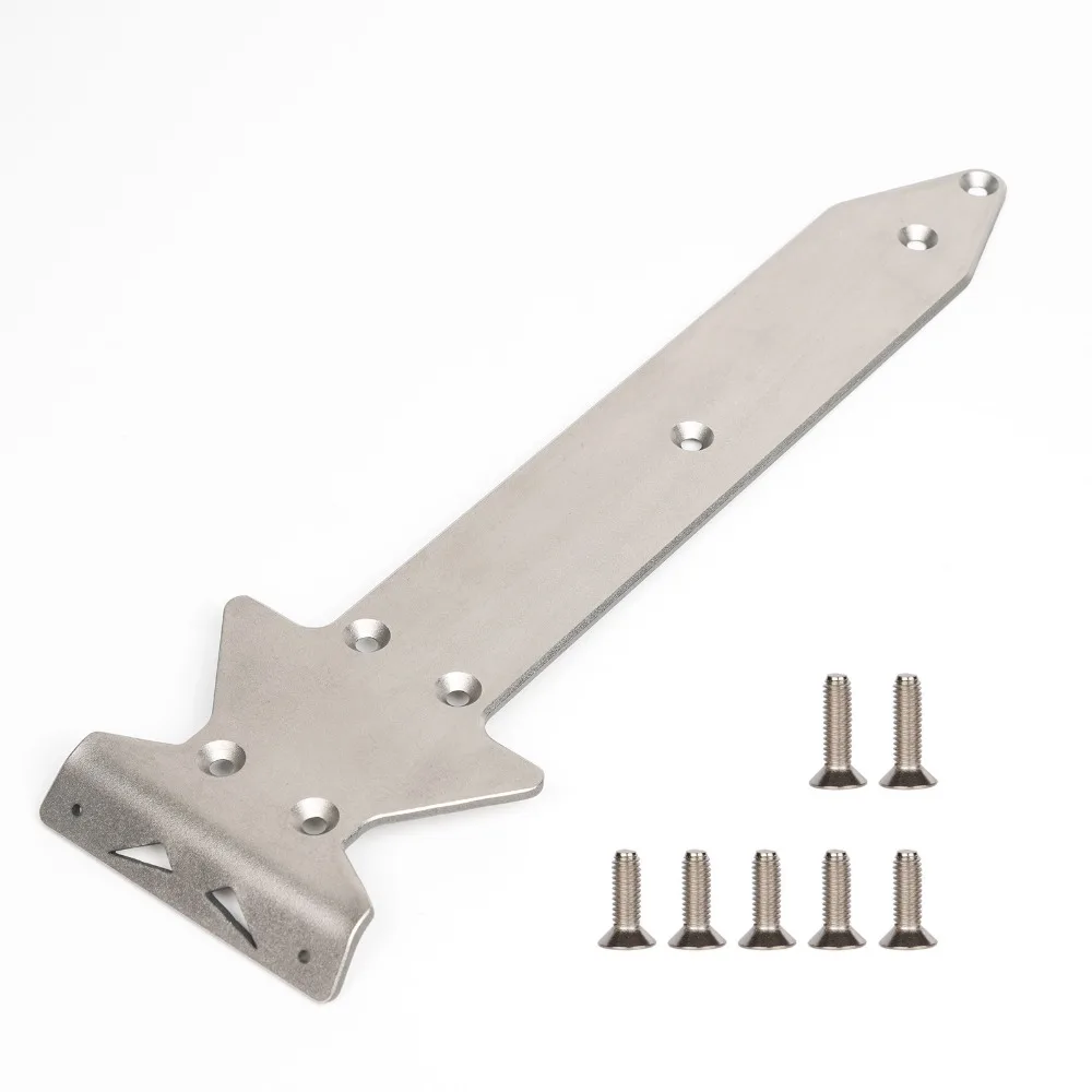 Titanium Alloy Chassis Skid Plate Custom For ARRMA Talion 1/7 RC Car With Extra Hole For GPM Chassis Brace OP Accessories