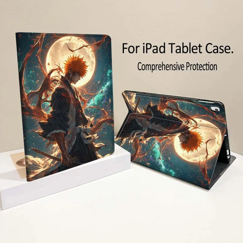 Anime B-Bleach Soft For iPad Pro Air mini 7 6 5 4 11th 10th 7th 6th 5th Inch Tablet Case