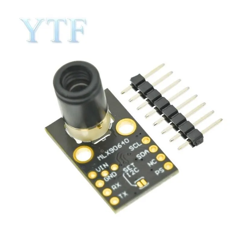 Imagem -02 - Medição de Temperatura Infravermelha Dot Matrix Sensor Módulo Imager Térmica ir 32x24 Mlx90640baa Mlx90640bab Gy-mcu90640