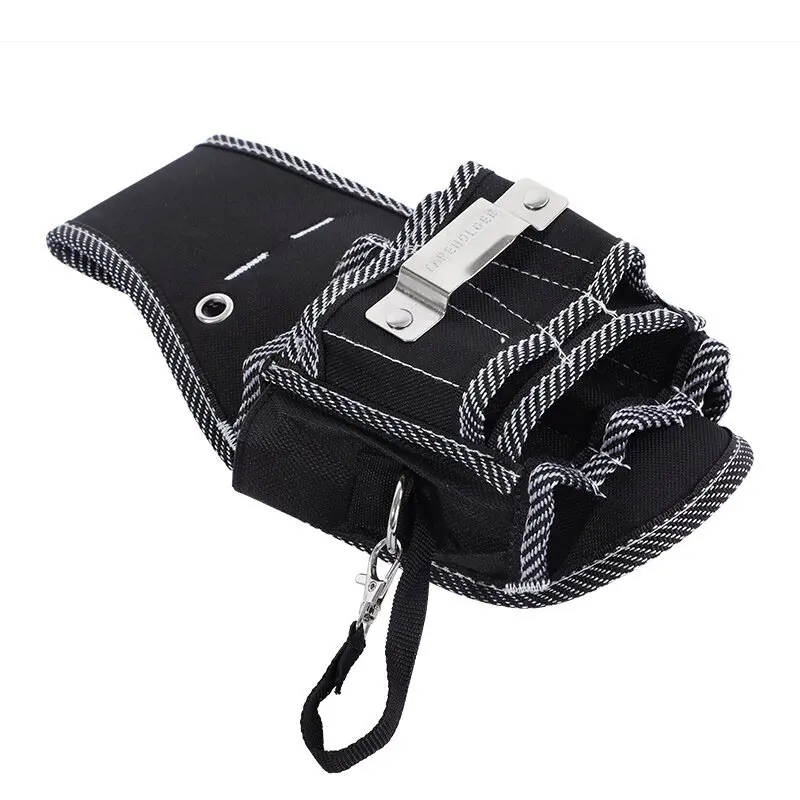 Multifunctional Tool Bag Nylon Fabric Tool Belt Screwdriver Kit Holder Tool Bag Pocket Pouch Bag Electrician Waist Pocket Case