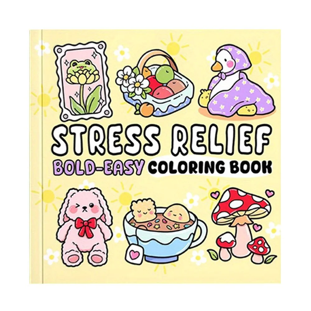 

Funny Cartoon Coloring Book Educational Painting Gift Paperback Stress Relief Doodles Book for Adults And Teens