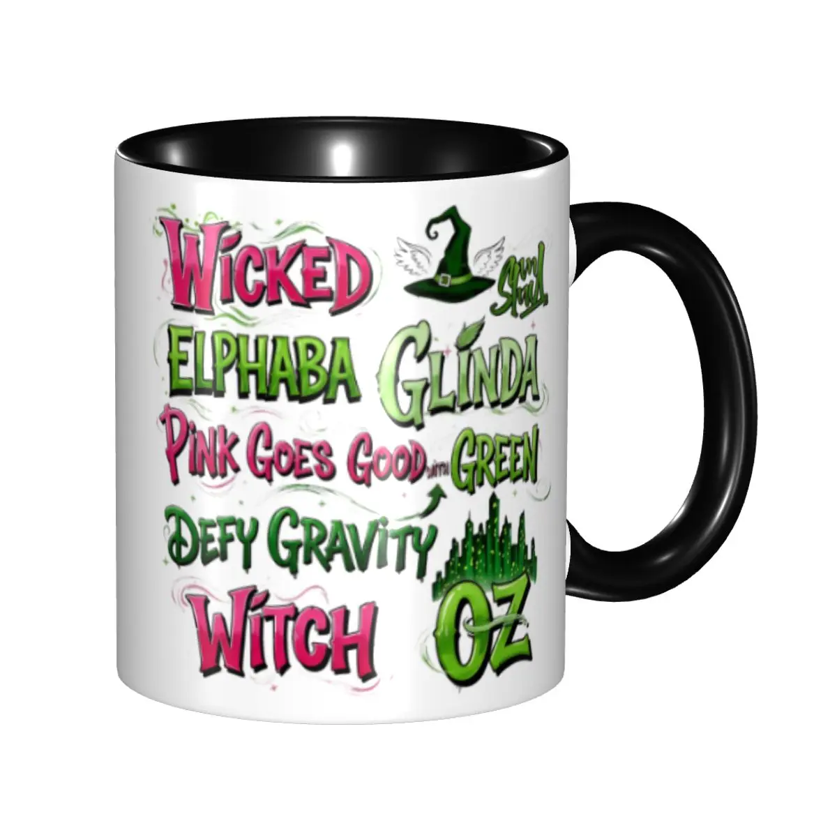 Novelty Aesthetic Wicked For Good Aesthetic Wicked For Good Tea Cup Merch Party Mug