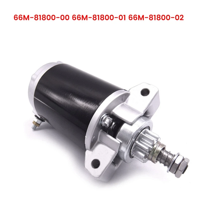 Outboard Motor Starter For Yamaha Outboard Engine 4 Stroke F15ESH 66M-81800-01-00 66M-81800-00 Marine Watercraft