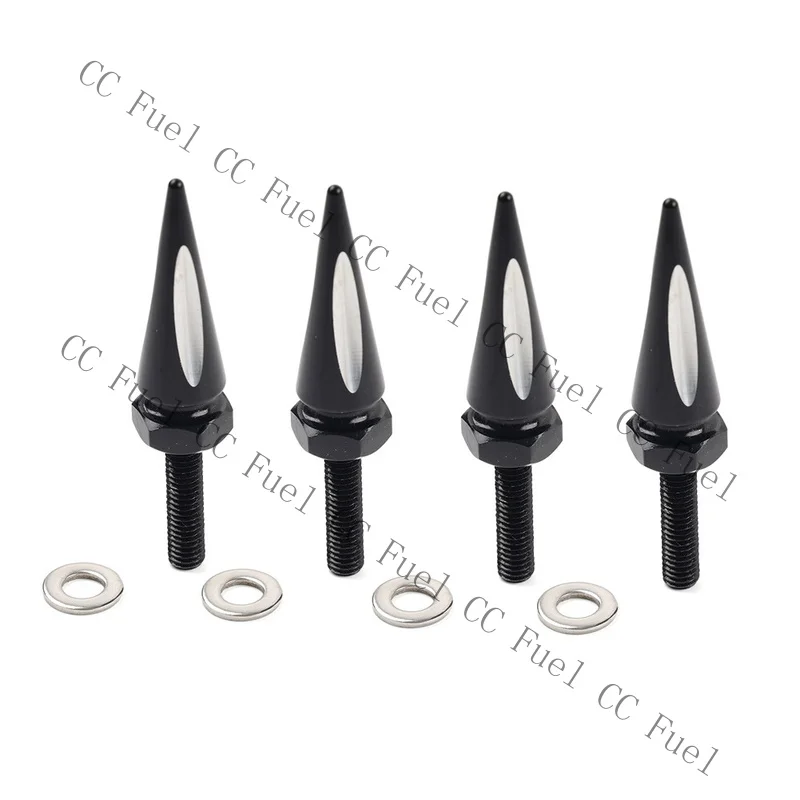 C+ Windshield Spike Bolts For Harley Road Glide 2015+ Black and White