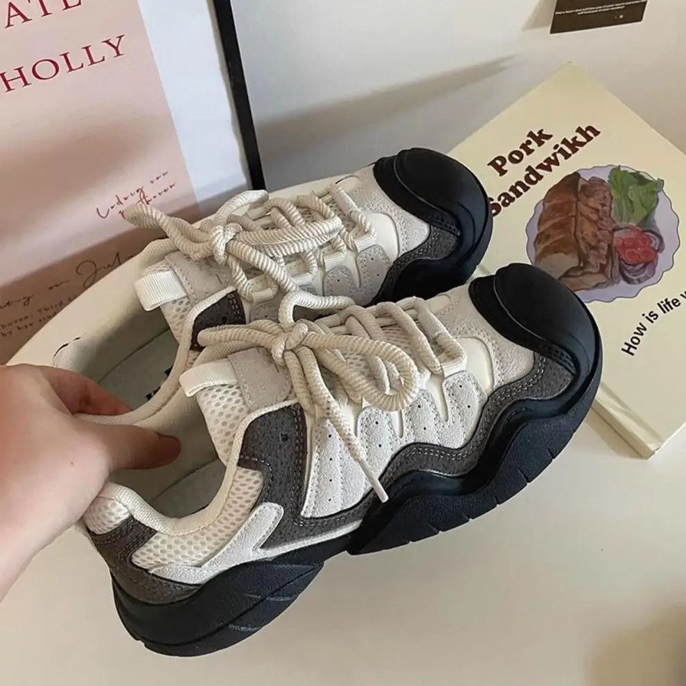

Flat Platform Shoes Women's Fashion Sandals Hollow Out Designer Women's Shoes Running Shoes Student Casual zapatos 2025