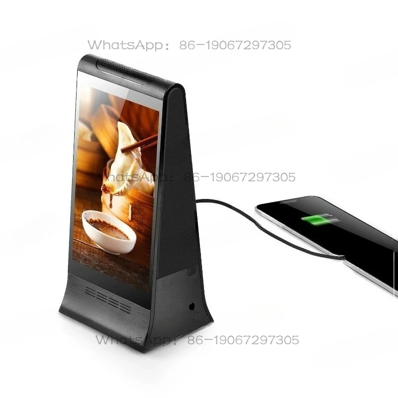 Touchscreen Restaurant Desktop Advertising Player Digital Menu Logo 8-inch