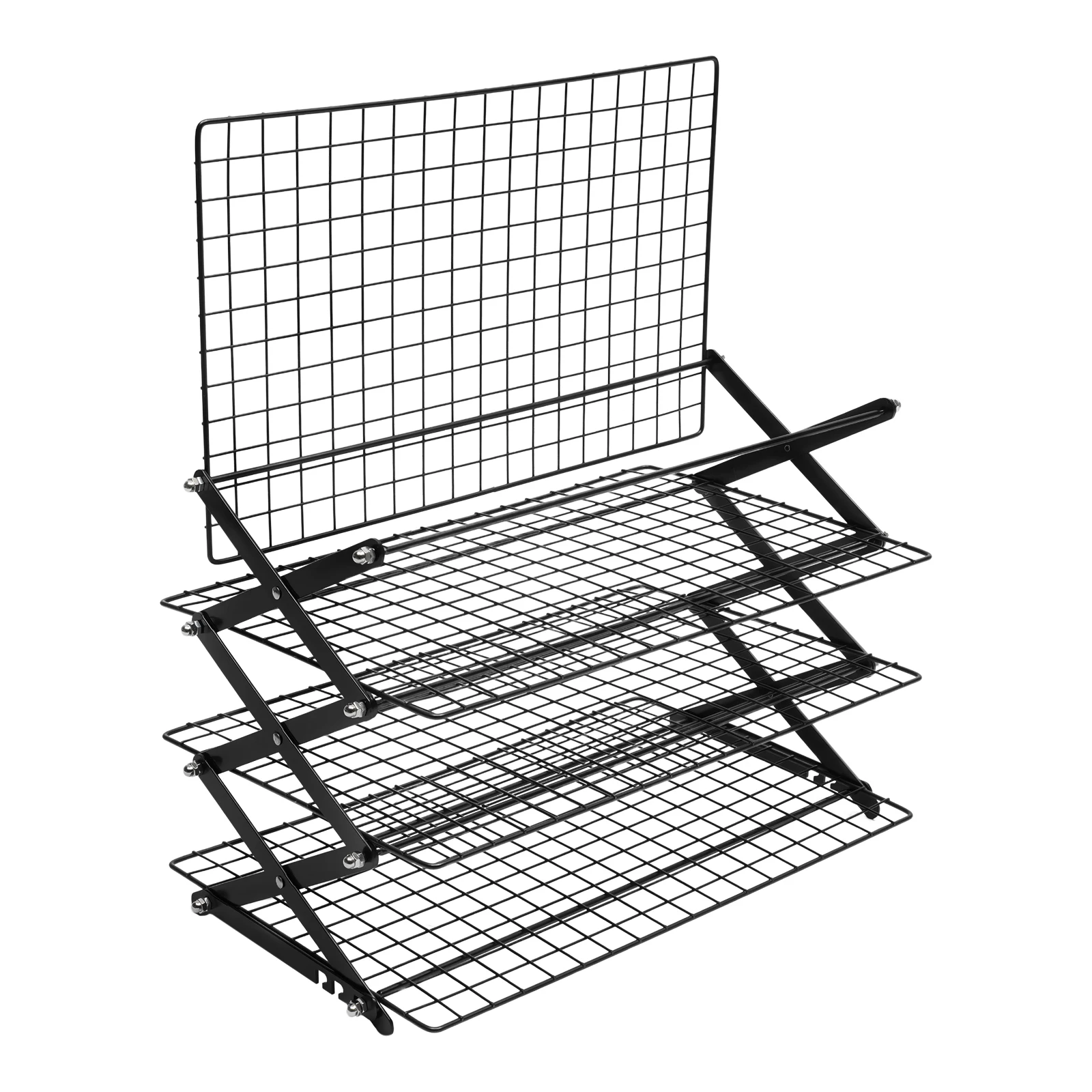 Kép 5: 4-tier Asztallap Hajtható Elhidegedés Arrak, grilling Szárítás Arrak, számára élelmiszeripari Elkészítés majd Elhelyez Amig kemping majd picnics