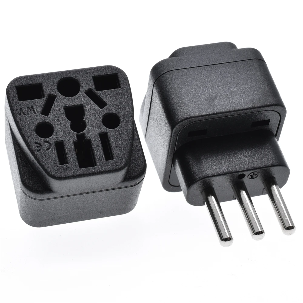 converter Italy Uruguay Syria 3 pin Plug Charge Converter Wall Plug AC WD12 Universal Travel Adaptor for AU/EU/UK/US Power plug