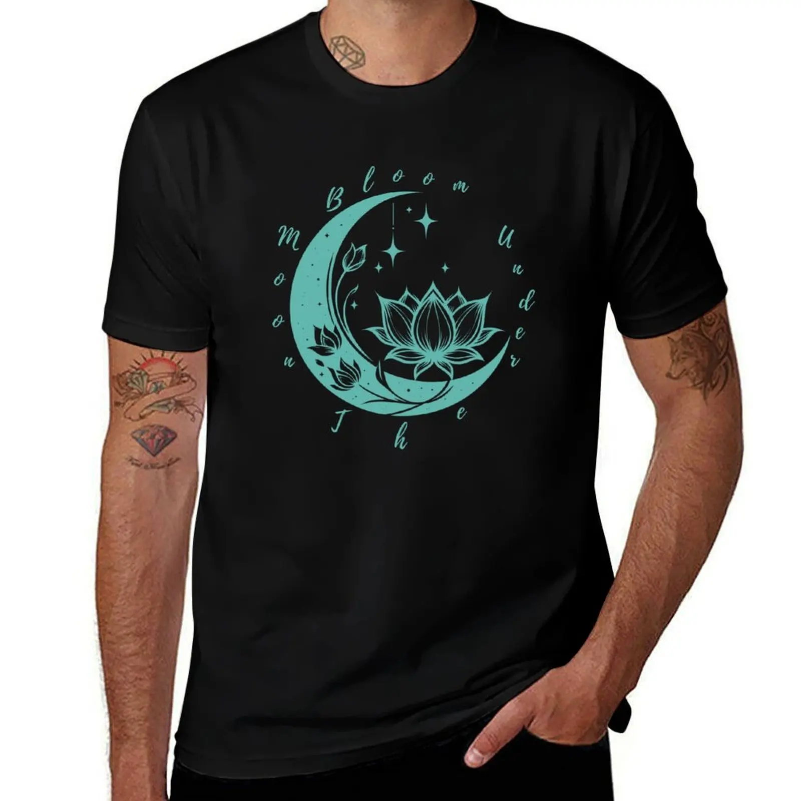 

Bloom Under The Moon 2 T-Shirt Louboutins tops blacks luxury designer mens workout shirts