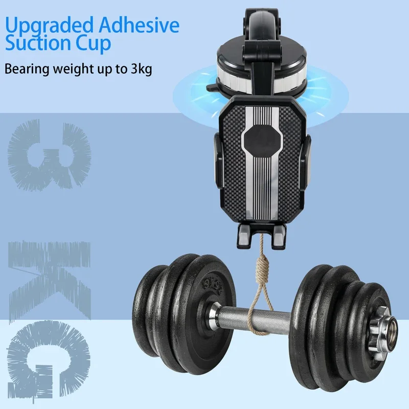 Support de téléphone portable universel pour pare-brise, support de tableau Prada, support de téléphone portable, support de voiture, support de coffre, support d'invite GPS, support de pare-brise, 514-plus, rotation à 360 °