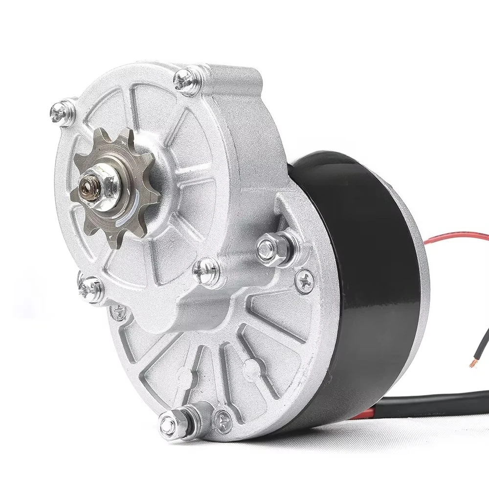 24V/36V 250W MY1016Z2 Brushed DC Gear Reduction Motor, E-Bike Drive Replacement Spare Part