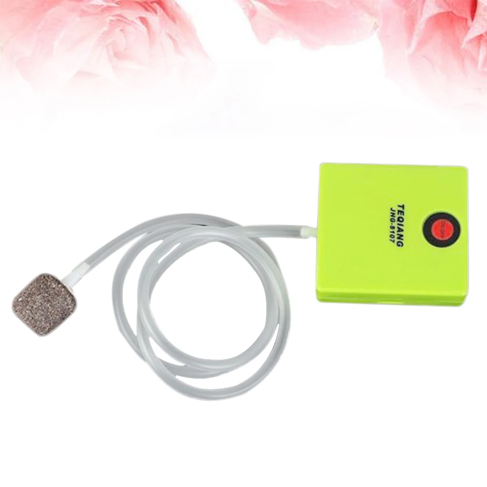 

Mini Outdoor Portable Fishing Oxygenated Pump Fishing Aquarium Oxygen Pump Light Green (Air Tube + Air Stone)