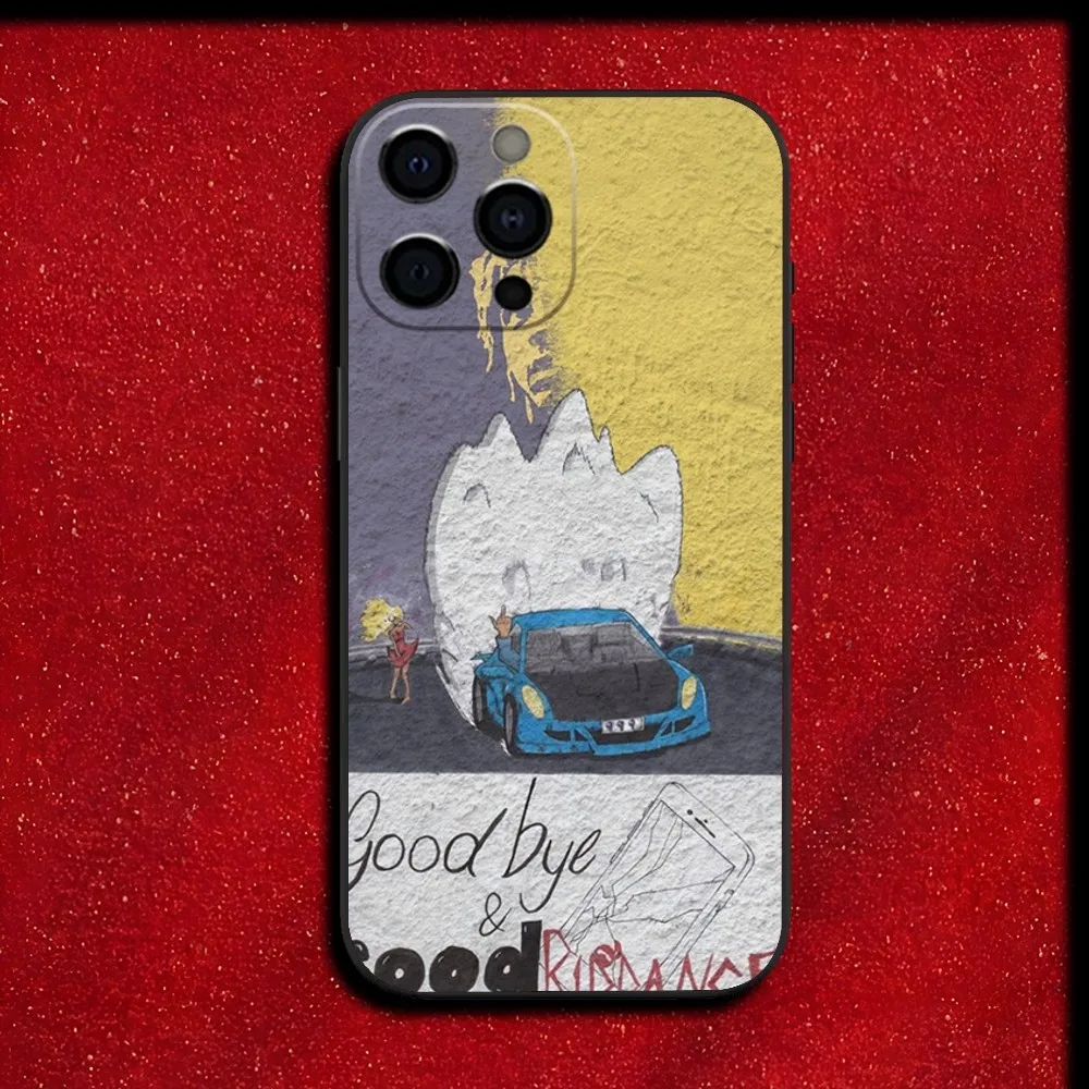 Rapper Juice WRLD 999 Phone Case For iPhone 17 16 15 11 12 14 13 Pro Max Mini XS XR 7 Plus 17E Shockproof Silicone Cover Fundas