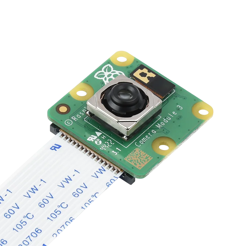 Raspberry Pi Camera Module 3: 12MP Sony IMX708 Sensor, HDR, Autofocus, 1080p50 Video, Wide 120° FOV, NoIR & Standard Models