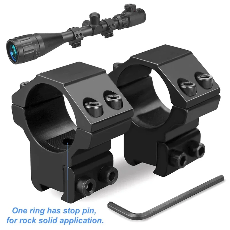 DISCOVERY 1pair 25.4Mmm/30mm/34mm Riflescope Mount Ring 11mm/20mm Dovetail Rail Low High Profile for Rifle Scope Hunting Mount