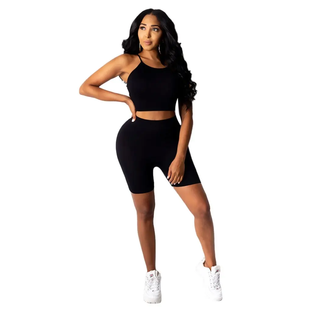 

Women's Casual Pure Color Suspender Suit H225 European American Style Independent Station Supply for