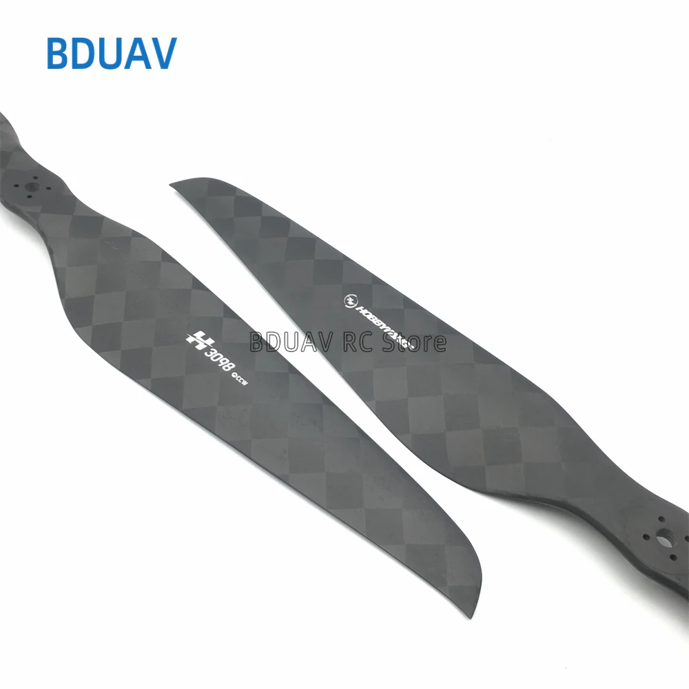 Hobbywing  3098 Carbon Fiber Propeller CW  CCW For H8M Power System 8108 85KV Motor 60A Electric Regulation  Integrated 12S