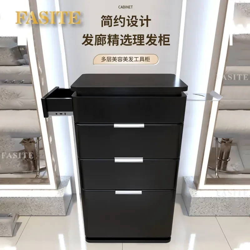 For Barber Shop Tool Cabinet Hair Special Cart High End Multi Functional Perm Dyeing Storage Trolley with Wheels