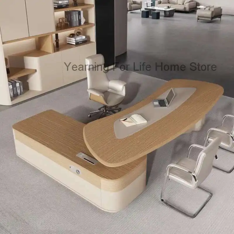 

Executive Modern Office Desk Luxury Conference Secretary Stand Up Office Desk Reception Boss Escritorio Oficina Office Furniture