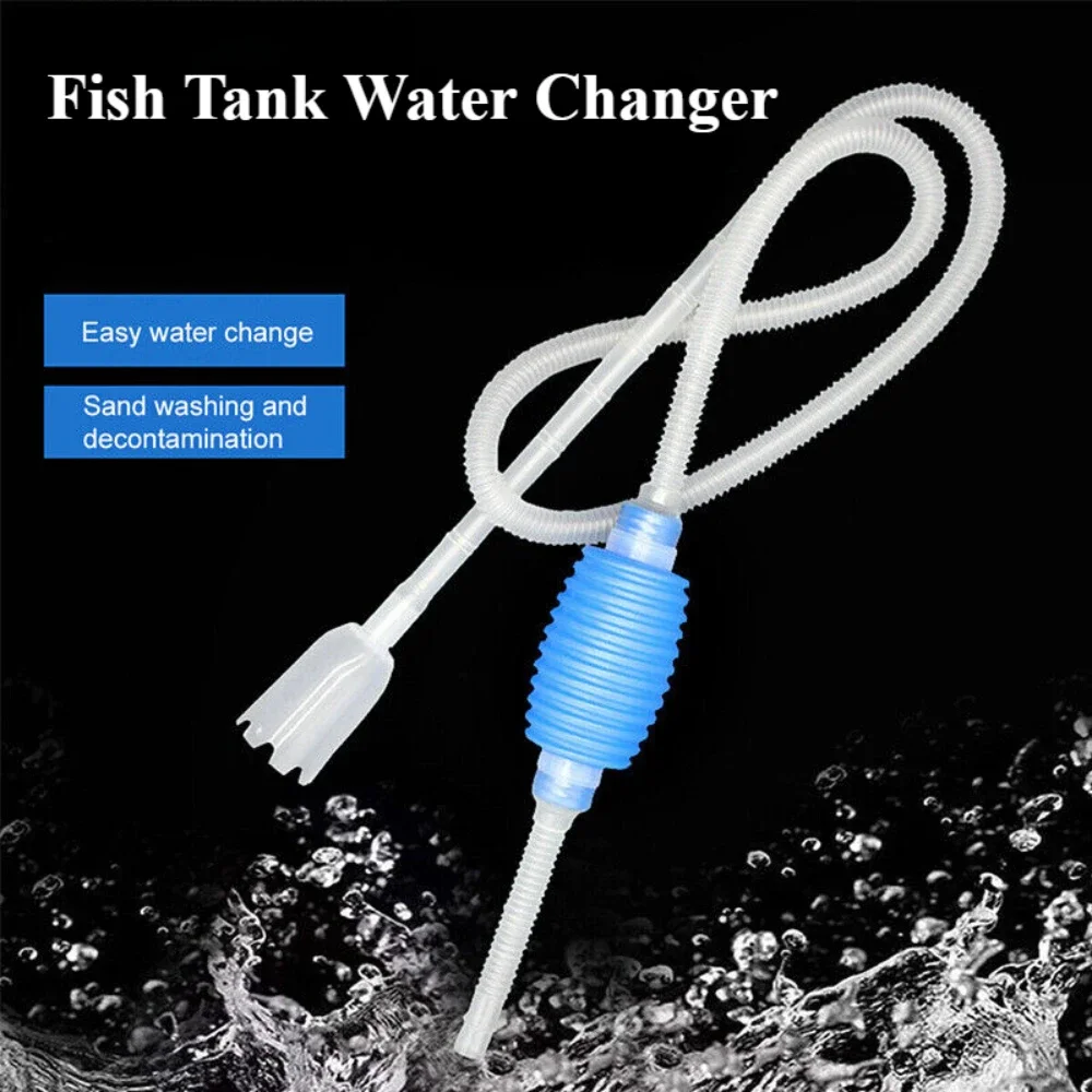 

Aquarium Water Changer Fish Tank Siphon Water Pumping Pipe Vacuum Gravel Water Filter Cleaner Aquarium Cleaning Tool Accessories